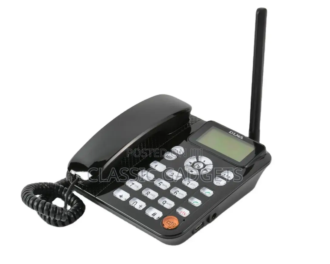 GSM Dual Card Fixed Wireless Desktop Phone GSM With SIM Card
