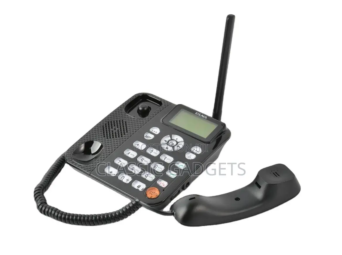 GSM Dual Card Fixed Wireless Desktop Phone GSM With SIM Card
