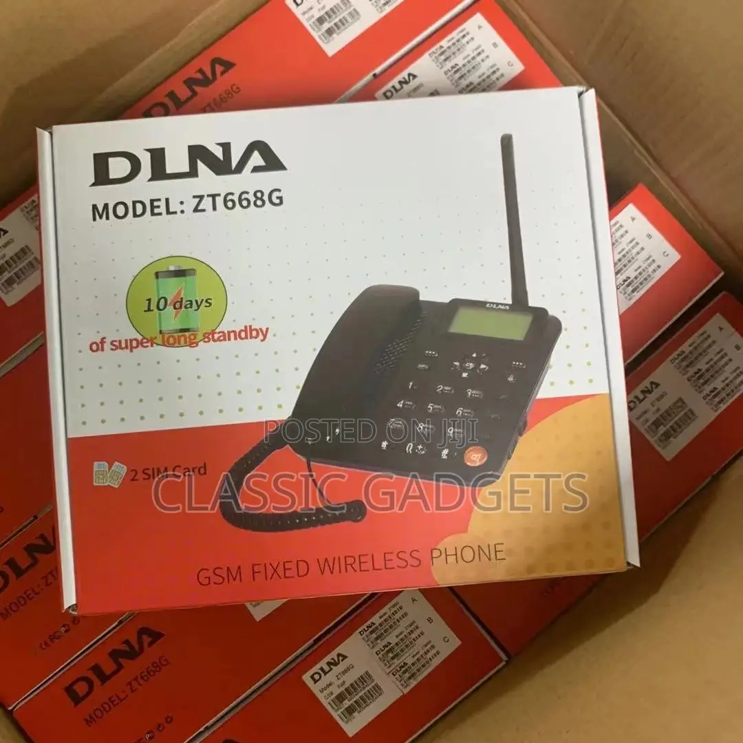 GSM Dual Card Fixed Wireless Desktop Phone GSM With SIM Card