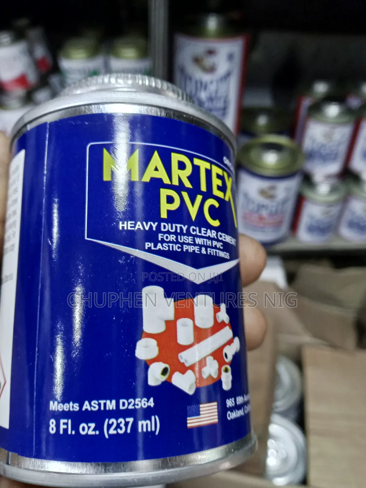 Heavy Duty Clear Cement for P C Pipes and General Fittings.