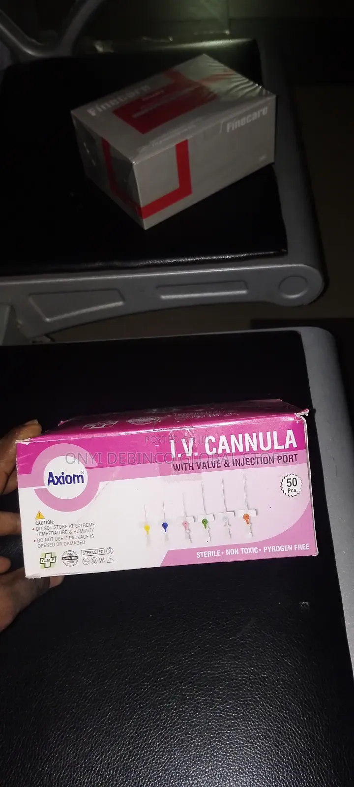 Axiom Yellow Cannula 50 Pieces