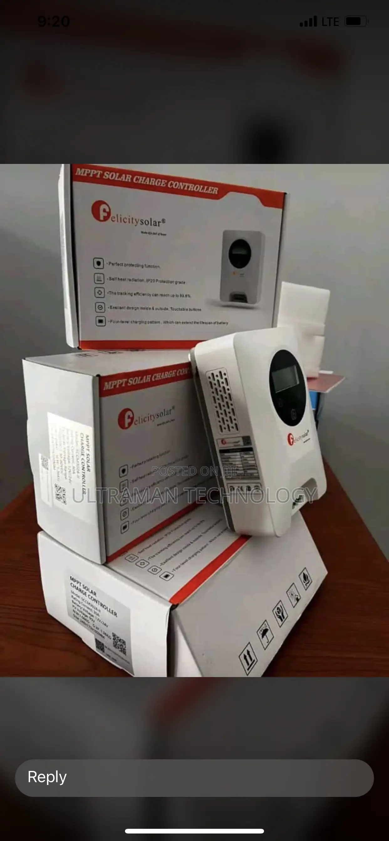 Felicity 80 Ahs MPPT Charge Controller 12v/24v/36v/48