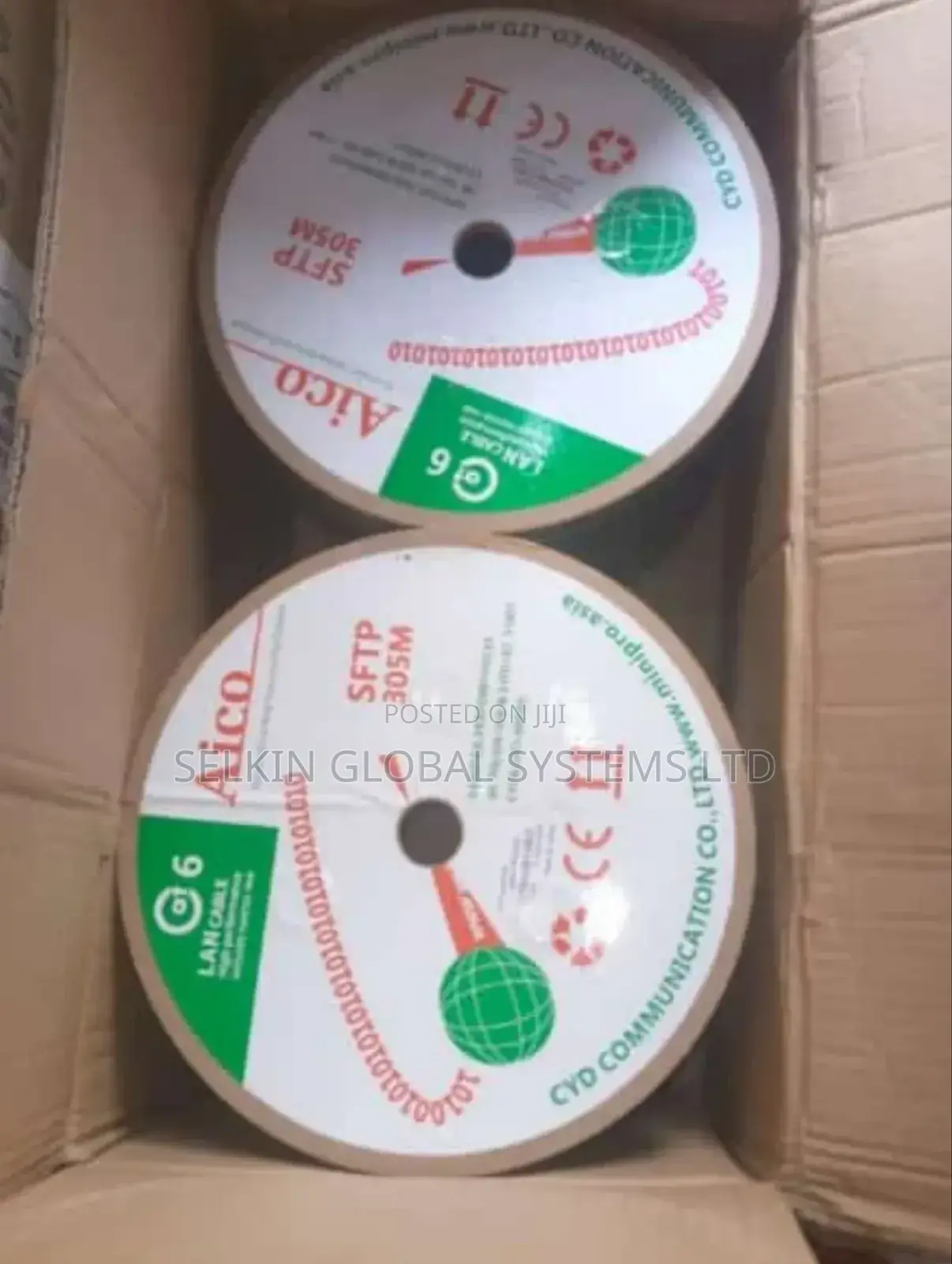 Outdoor 305m Cat 6 Rj45 Network Cables