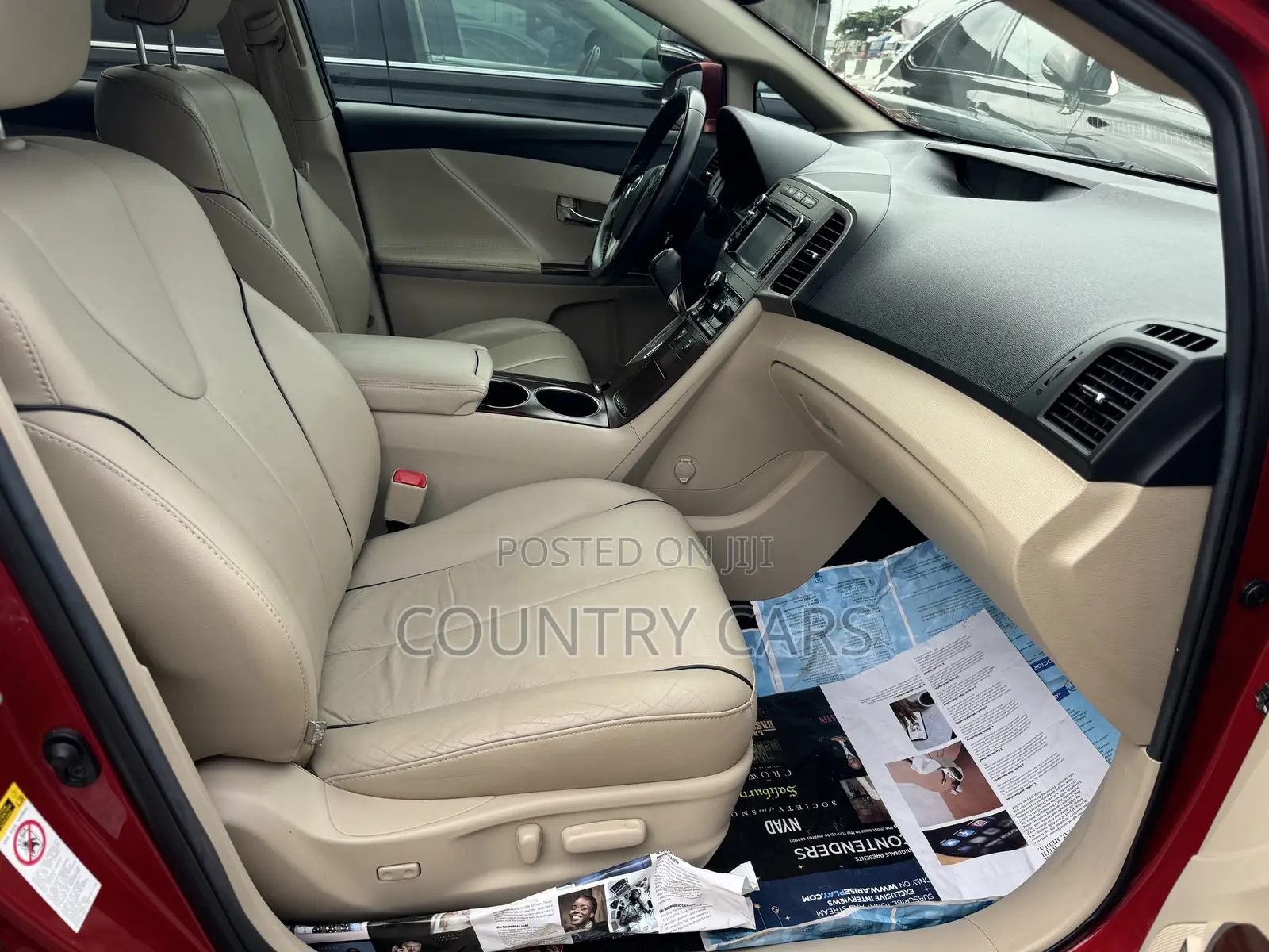 Toyota Venza XLE AWD V6 2013 Red