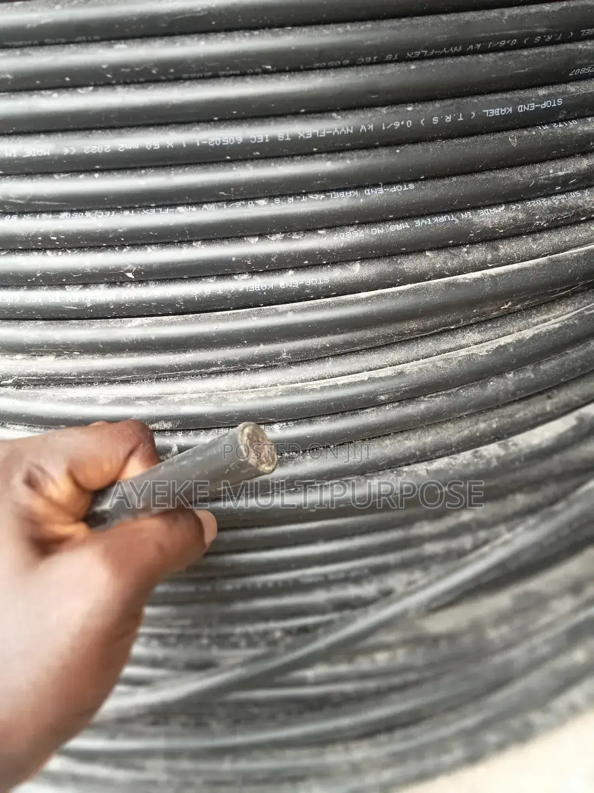 Pure Copper 50mm Single Flexible Cable
