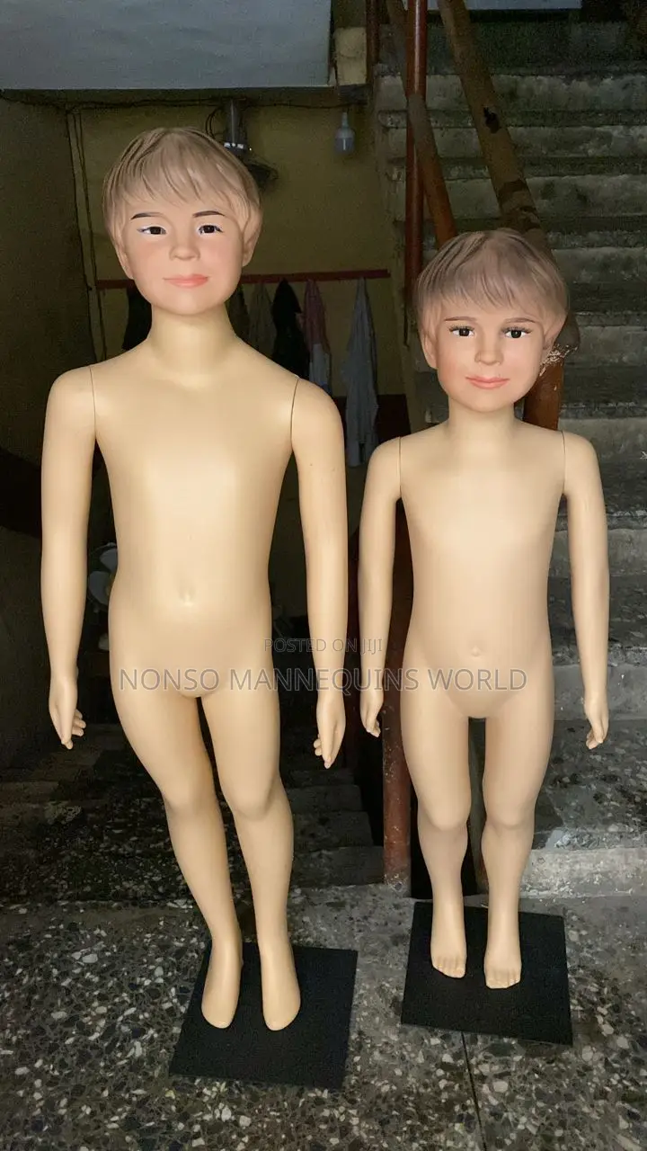 Unisex Plastic Kids Mannequins of Different Ages