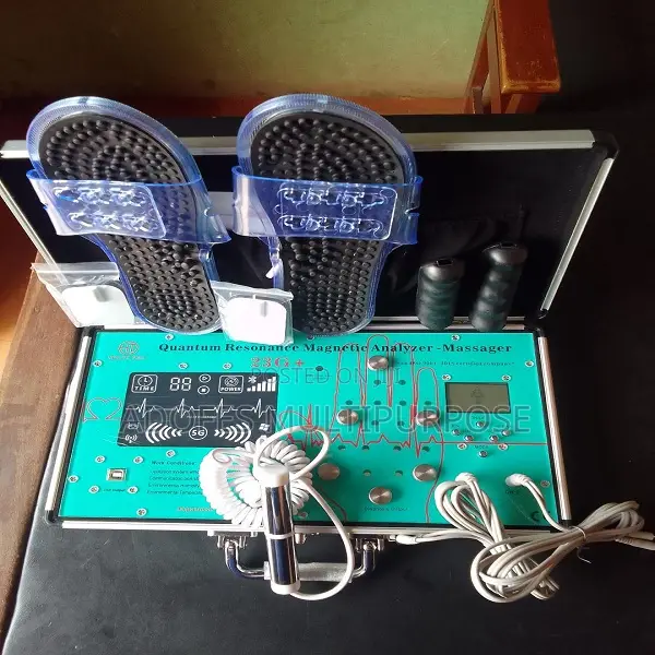 Quantum Machine With Double Testing Rod Palm With Massager