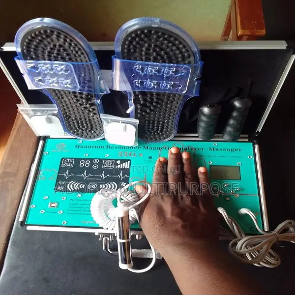 Quantum Machine With Double Testing Rod Palm With Massager