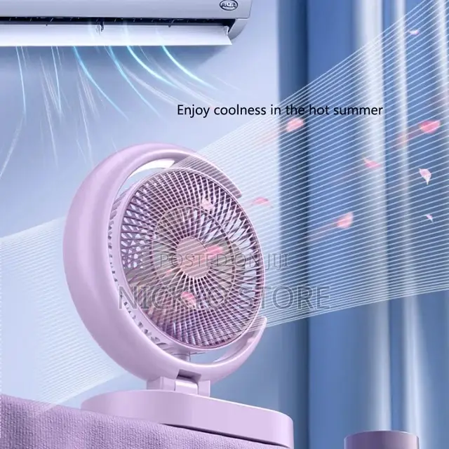 Portable Folding Half-Moon Curved Fan