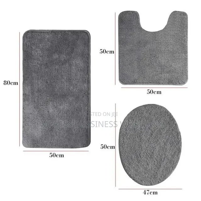 3 in 1 Toilet Mat. Thick and Quality