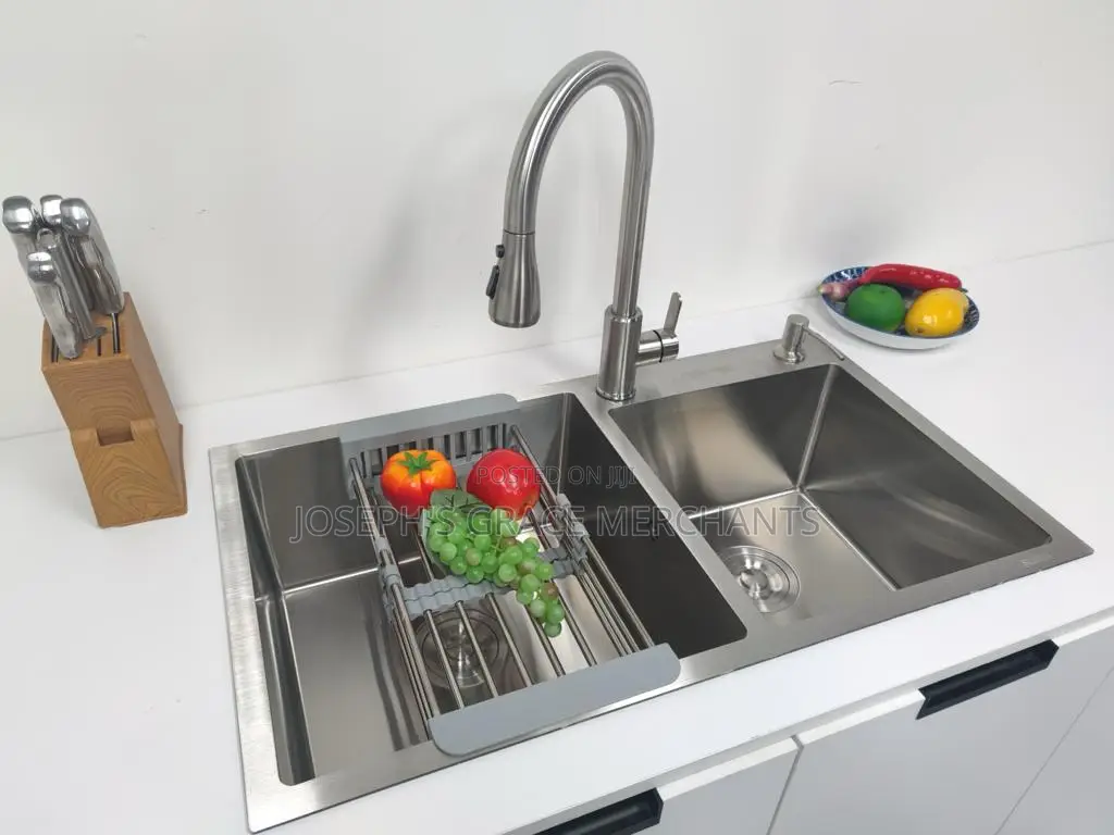 (Home Point) 2in1 304 Stainless Steel Sink Accessories.