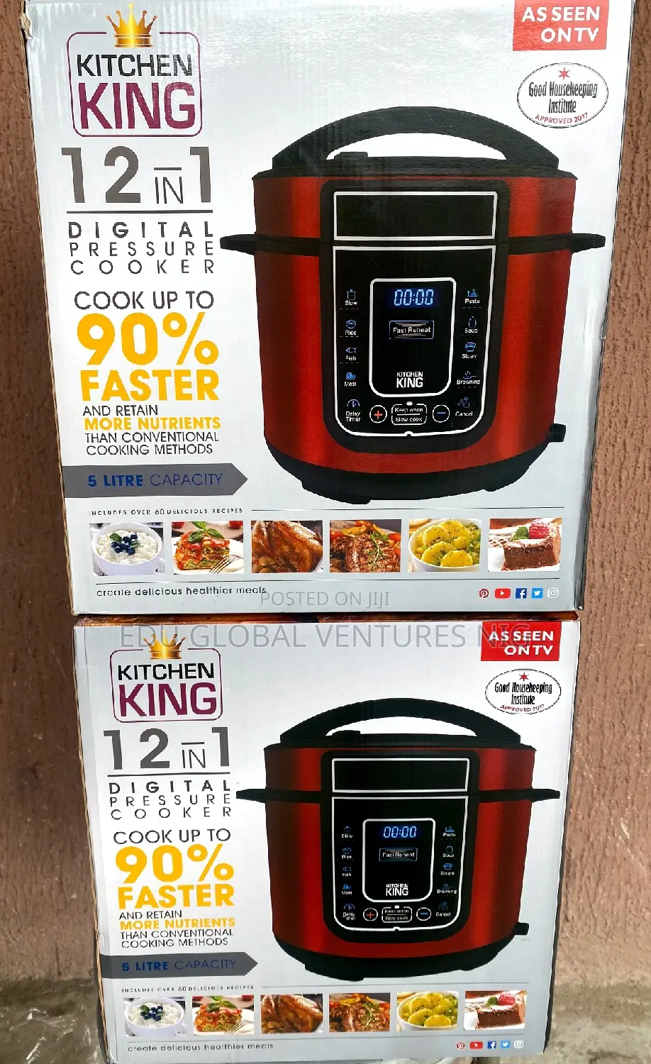 Kitchen King 12 in 1 Digital Pressure Cooker.