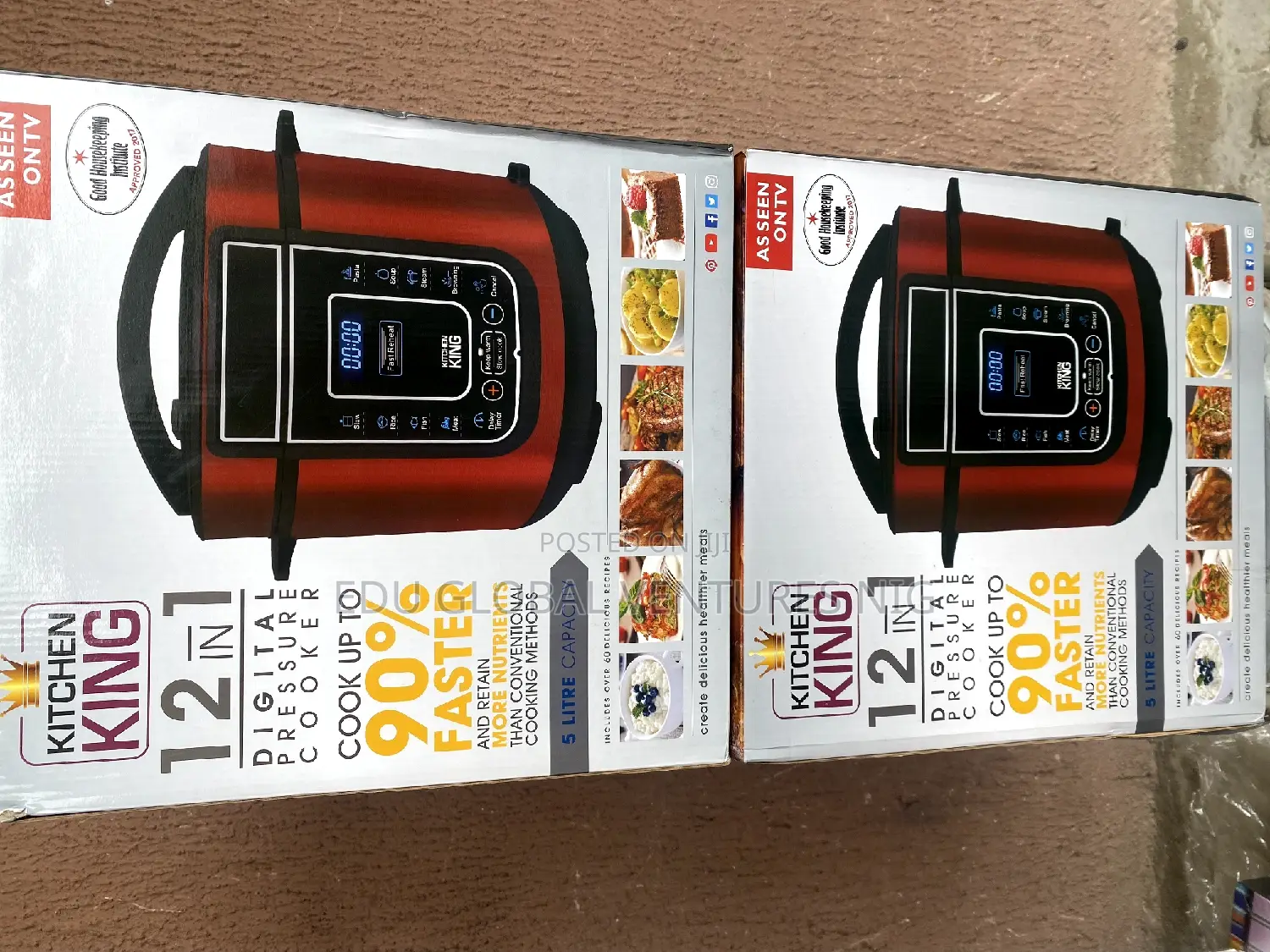 Kitchen King 12 in 1 Digital Pressure Cooker.
