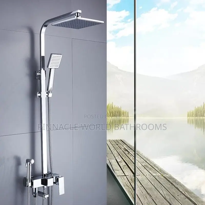 England Stainless Standing Shower With Bum-Bum Shower