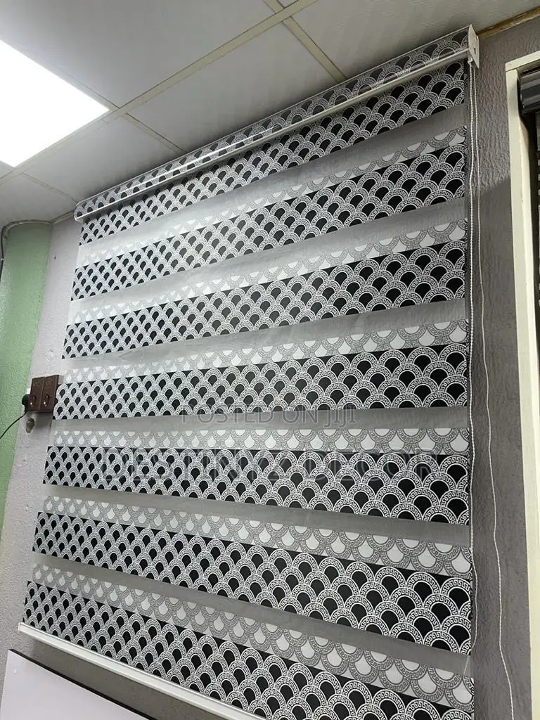 Neatly Patterned Window Blinds