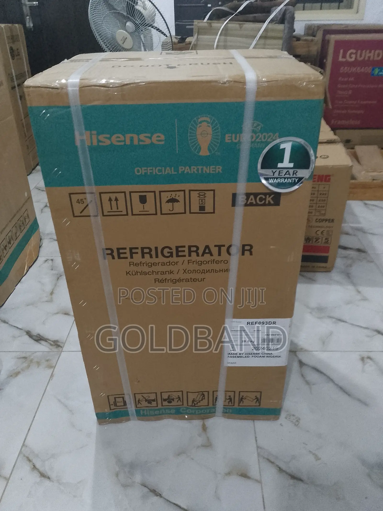 Brand New Hisense Single Door Refrigerator Ref093dr Quality