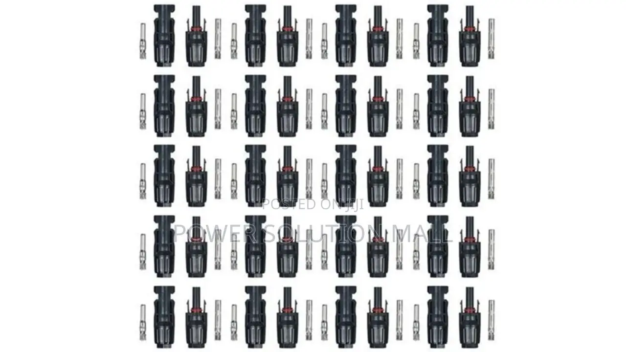 20 Pairs MC4 Portable Waterproof Male/Female Pin Connector