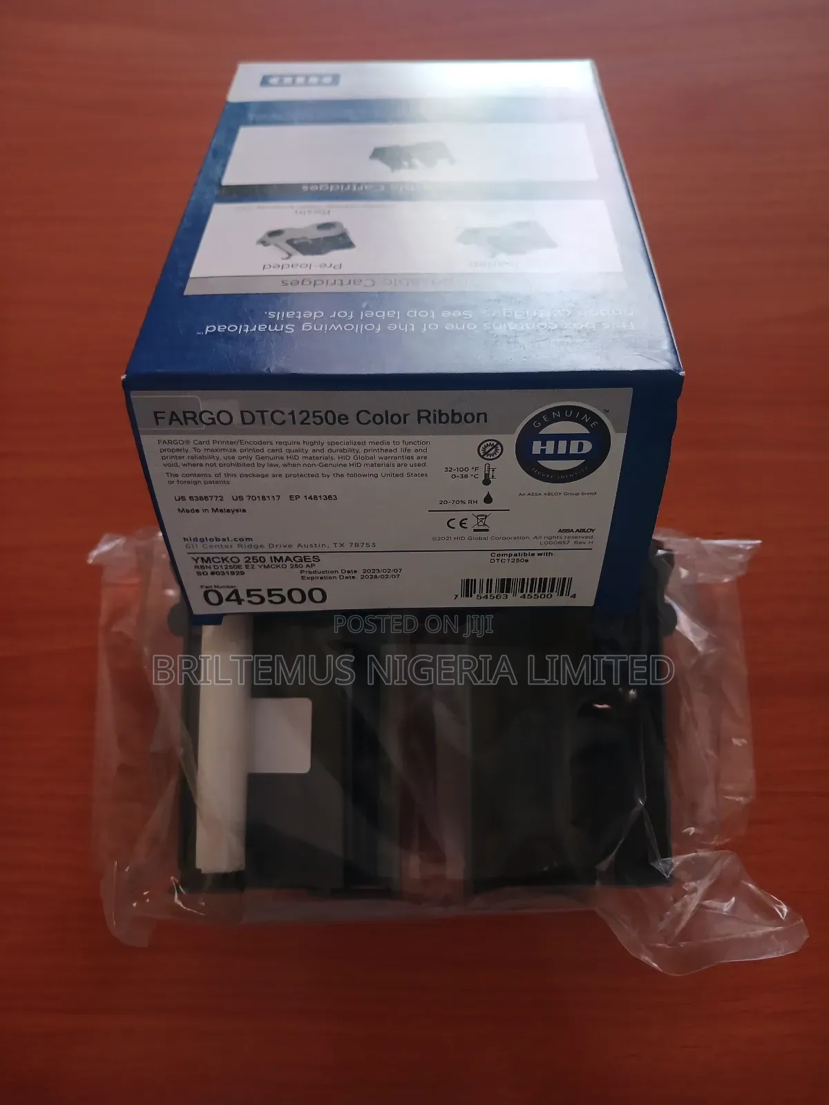 Fargo Dtc1250e Color Ribbon Pn: 045500 Ymcko 250images