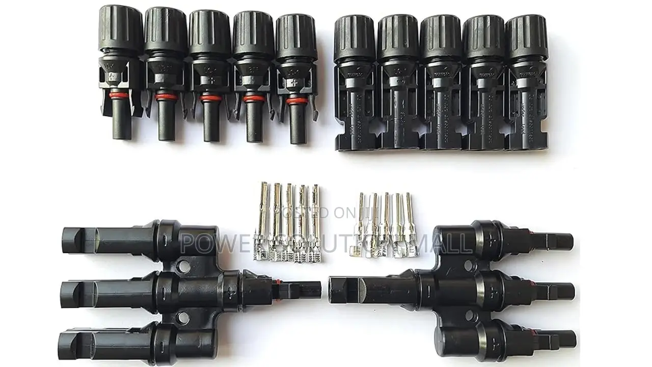3 in 1 T3 Connector 1500v-50a With MC4 Solar Connector (1 +