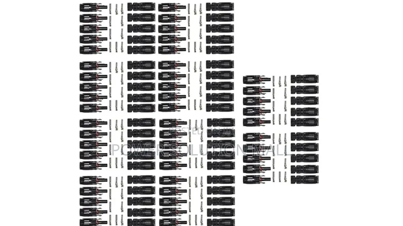 Solar MC4 Male Female Solar Panel Cable Connectors(50pairs)