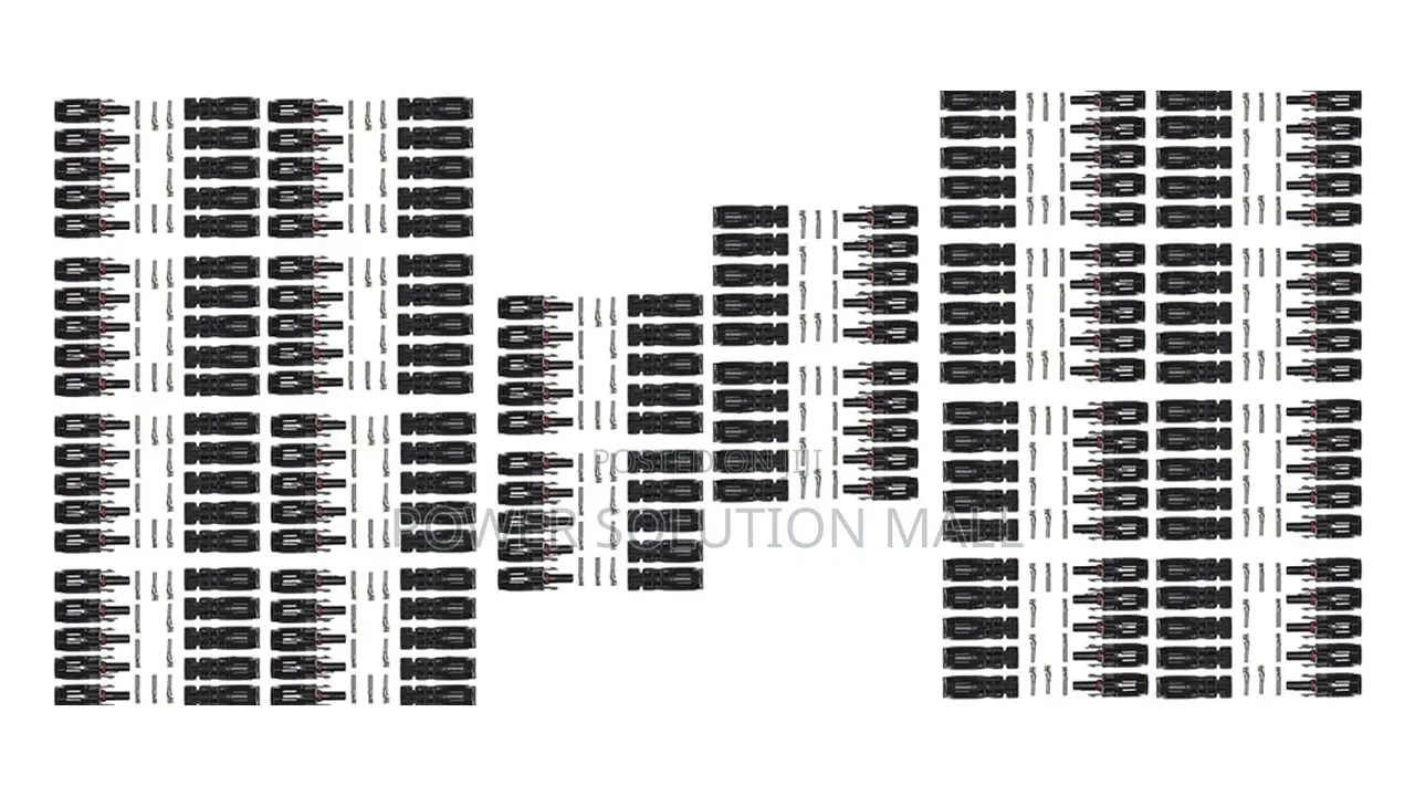 Mc4 Male Female Solar Panel Cable Connectors (100 Pairs)