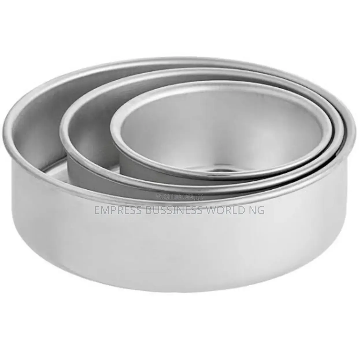 Imported Aluminum Baking Pan-3 Pieces-10,12,14inches