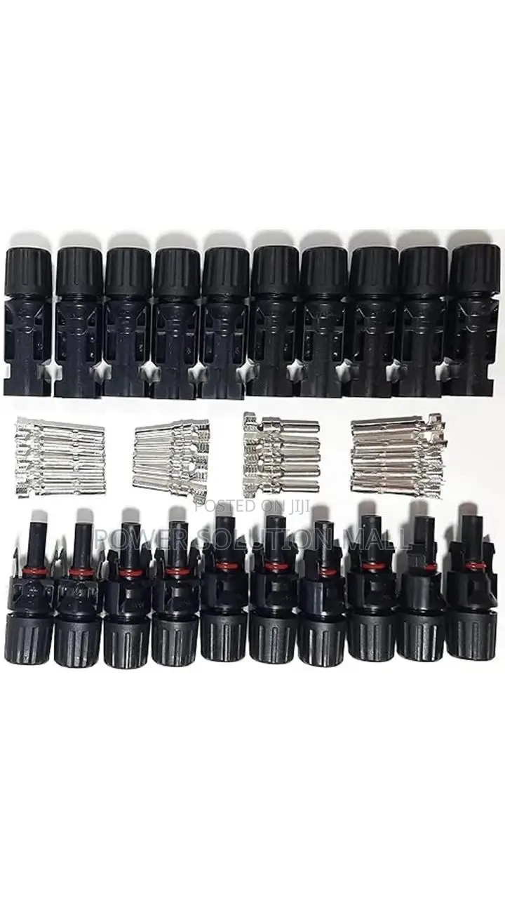 MC4 Solar Connector for Solar Panel Connection (Set of 10 Pa