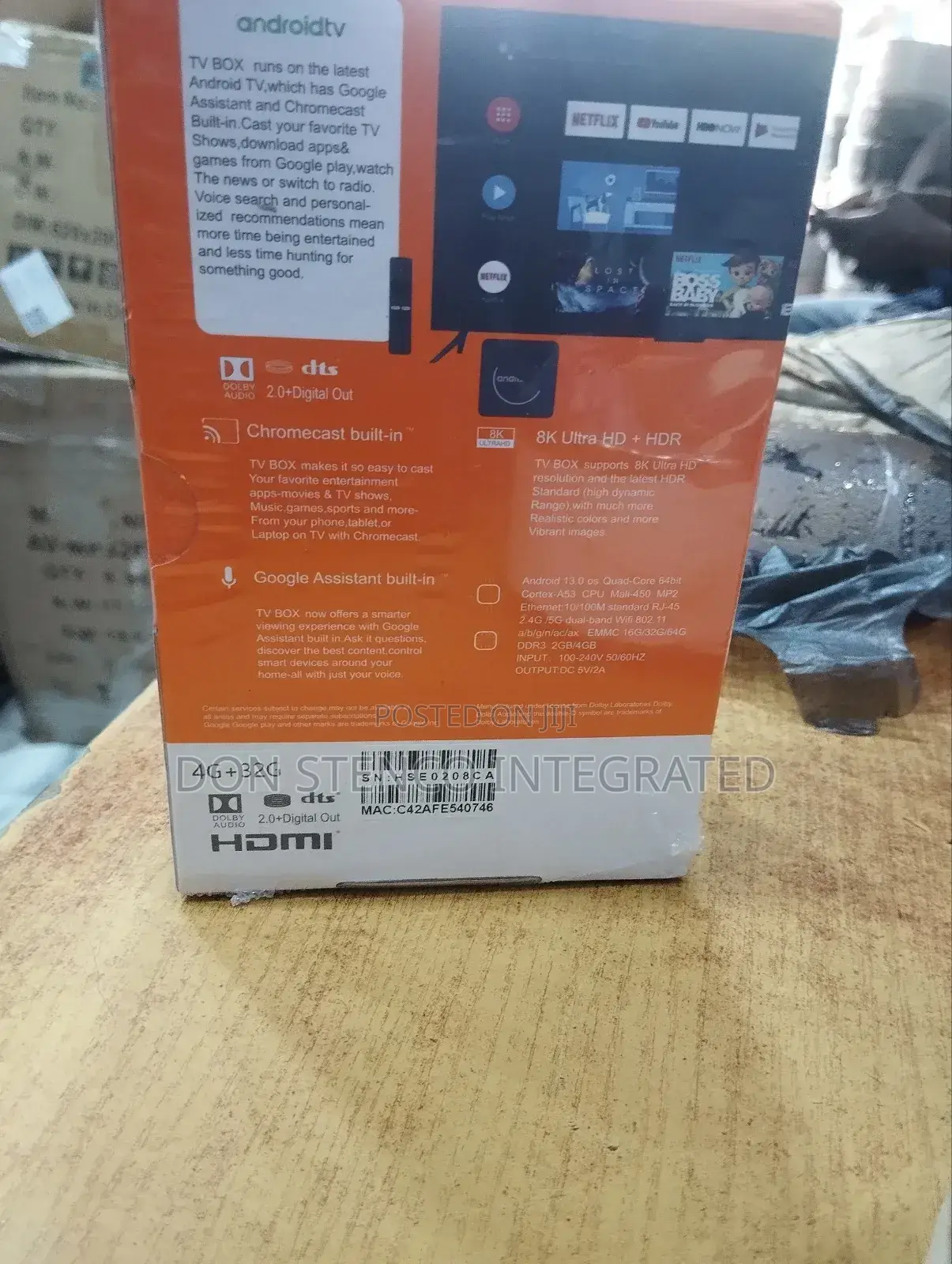 Android TV Ultra HD Set Top Box