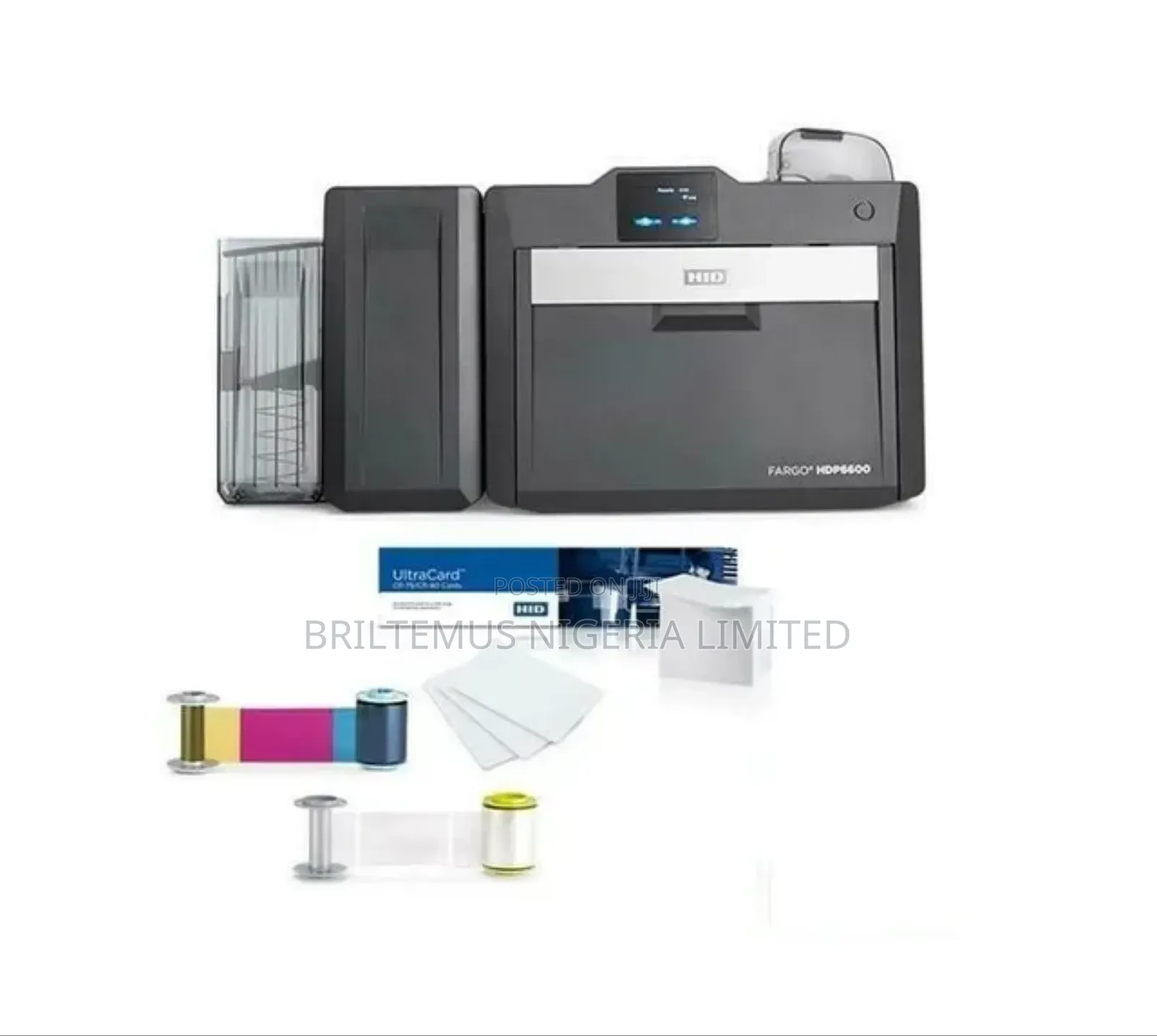 Brand New Fargo HDP6600 Dual Sided Plastic Id Card Printer