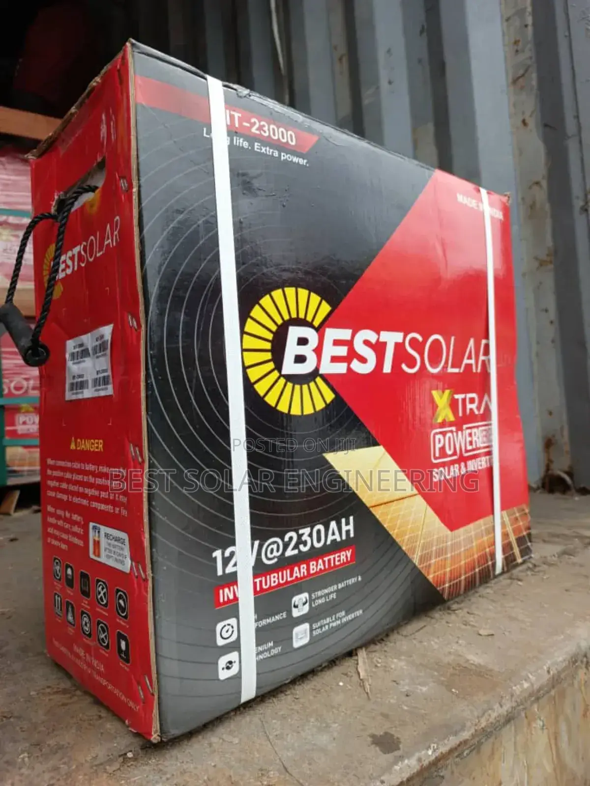 230AH 12V Best Solar XTRA Power Tubular Battery