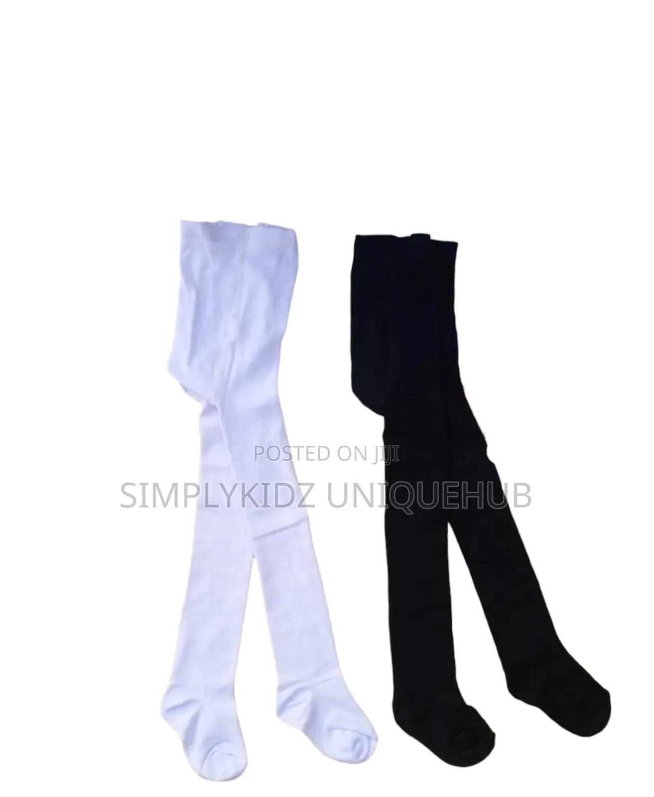 Girl's Pop Socks - White and Black