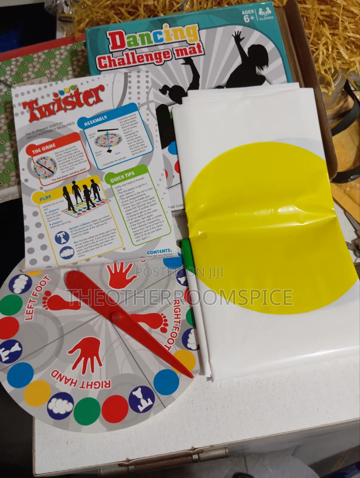 Twister Classic Game Dancing Mat Children Adult Family Fun