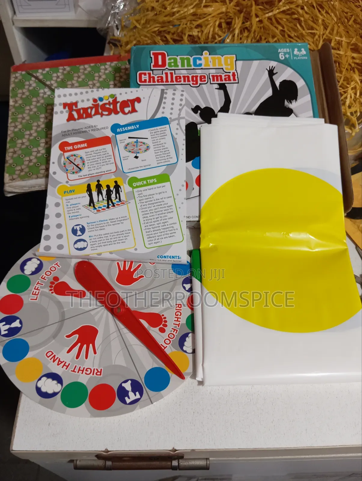 Twister Classic Game Dancing Mat Children Adult Family Fun