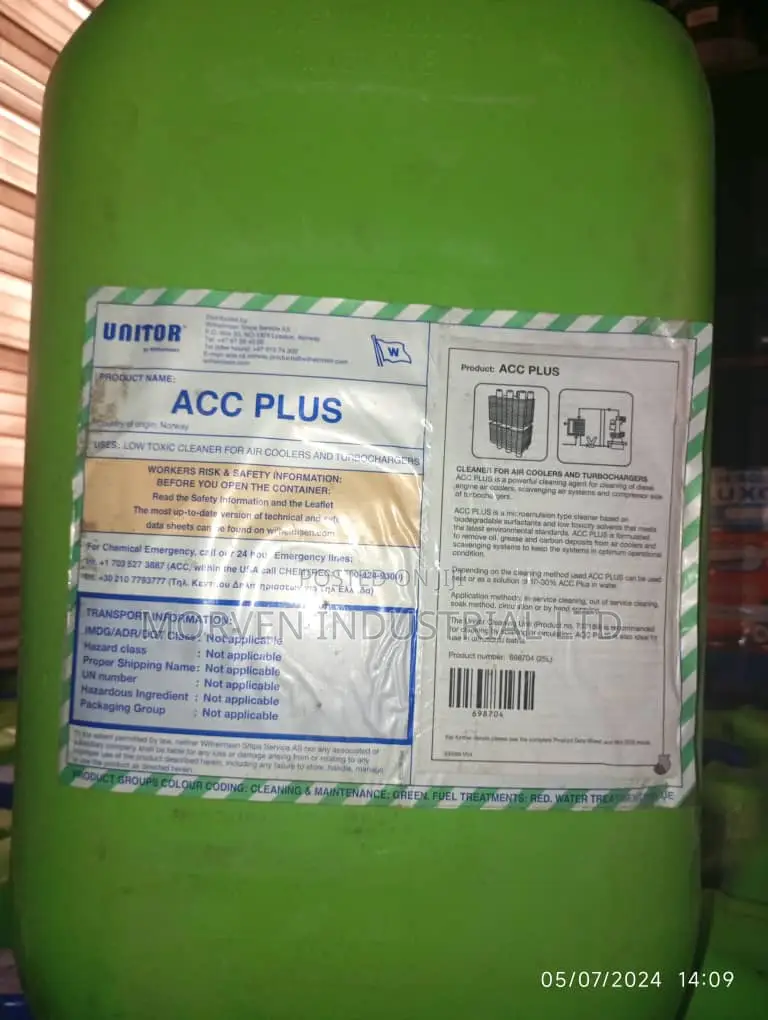 Cleaner for Diesel Engine Air Coolers, Scavenging Air System