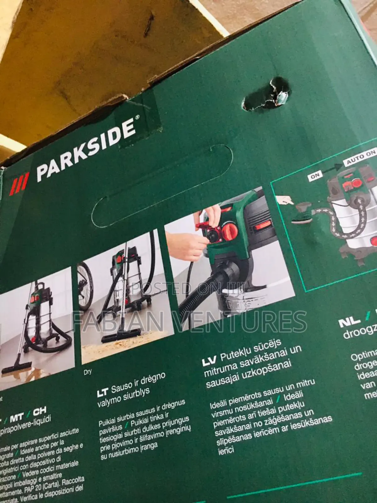 Vacuum Cleaner Wet and Dryer 30l Parkside