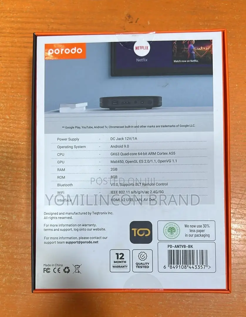 The Porodo Android TV Box Offers Unlimited