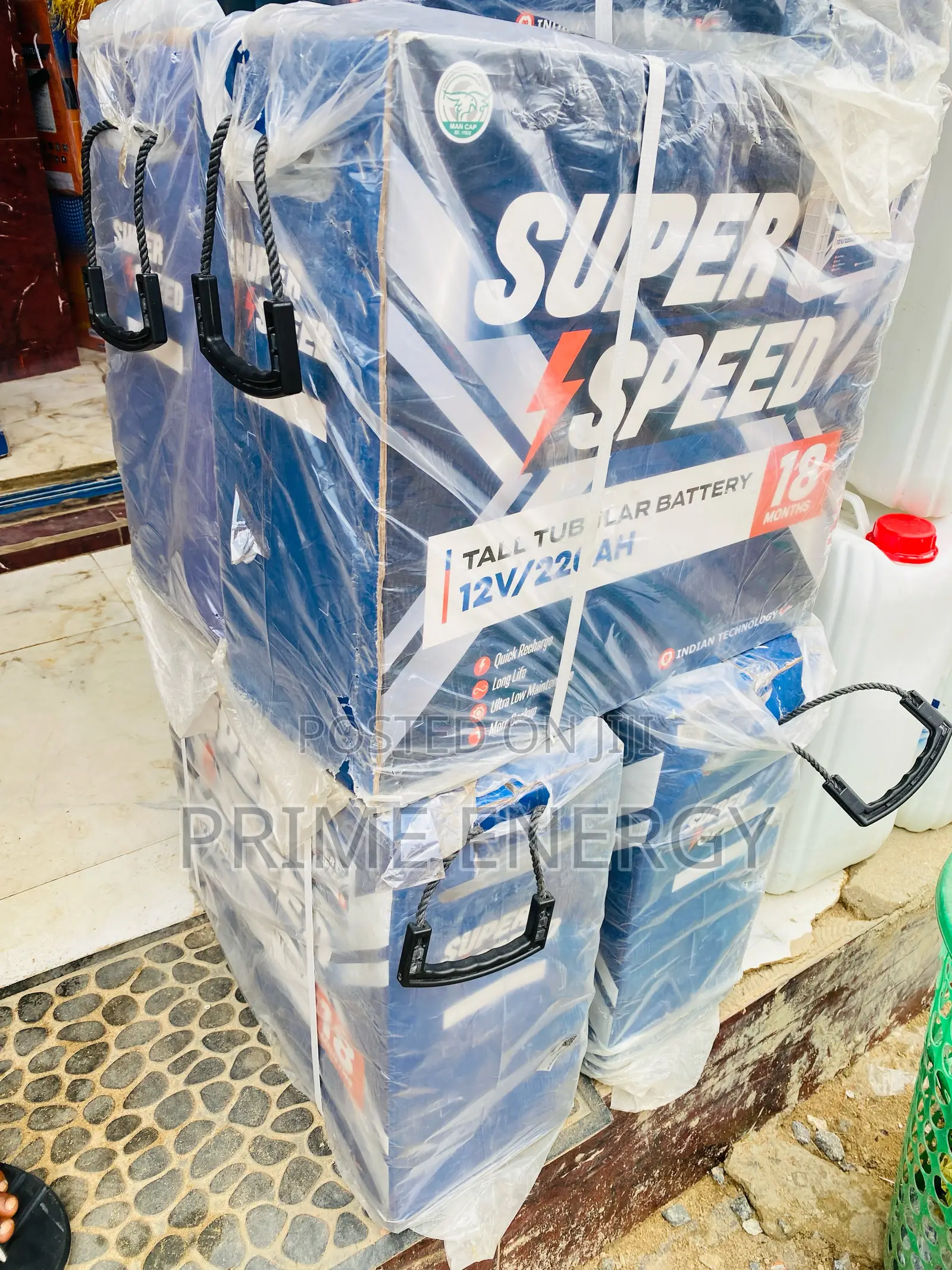 12v/220ah Superspeed Solar Tubular Battery