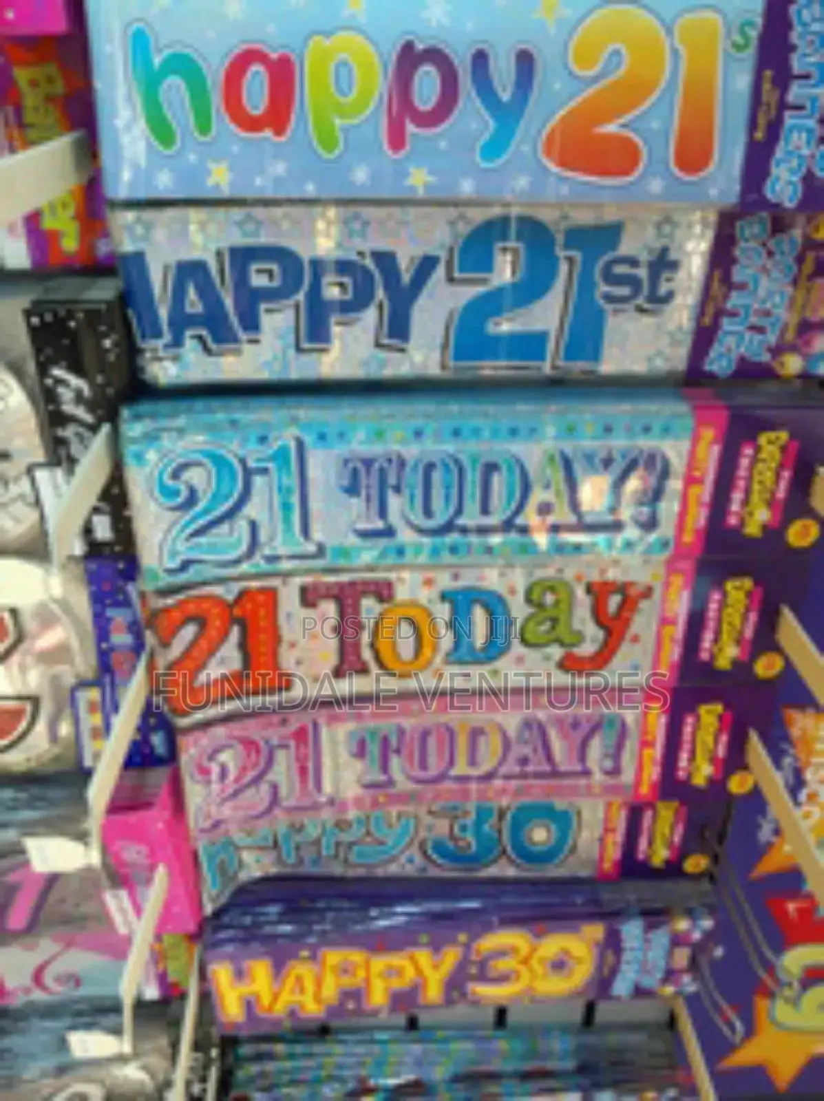 Holographic Party Banner