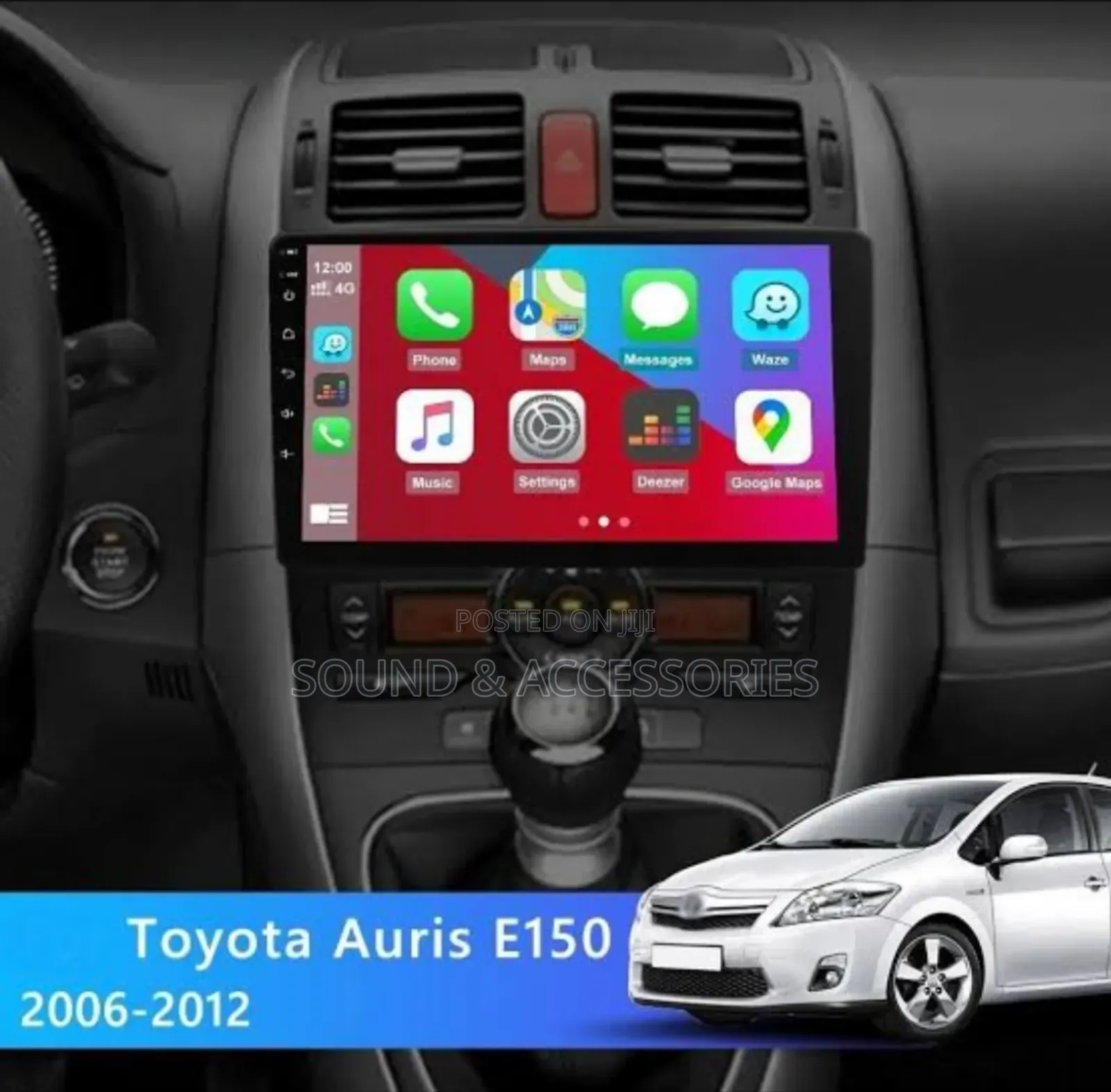 Toyota Auris 2006-2012 Android GPS Navigation System