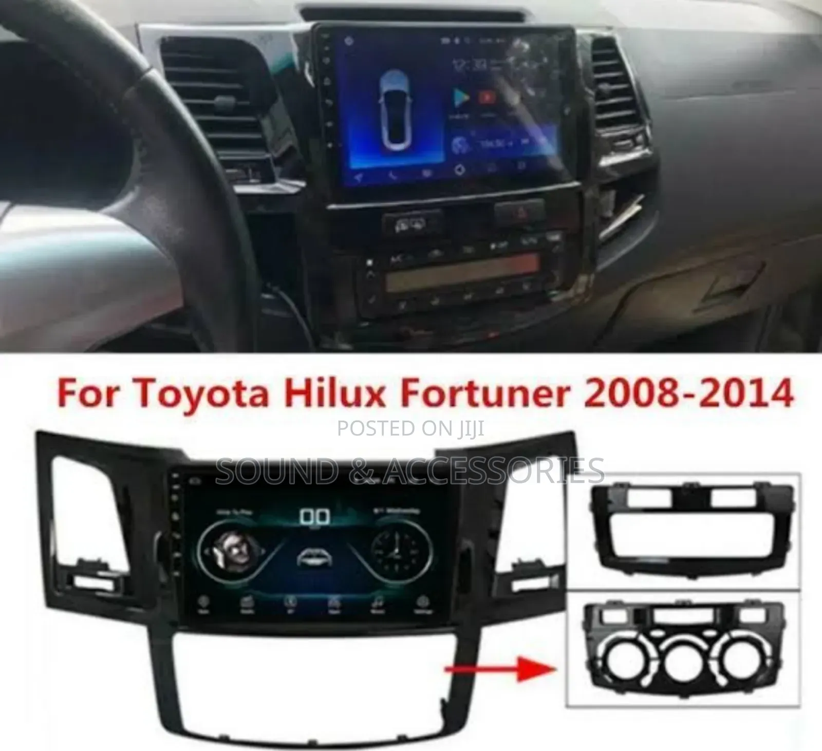 Toyota Hilux Fortuner Vigo 2005-09 Android GPS Navgtn System