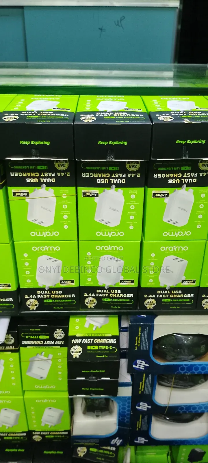 Oraimo Dual USB Ports 2.4A Fast Charger