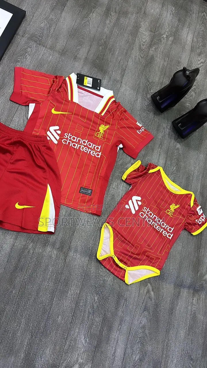 Liverpool 2024/25 New Home Shirt for Baby and Kids