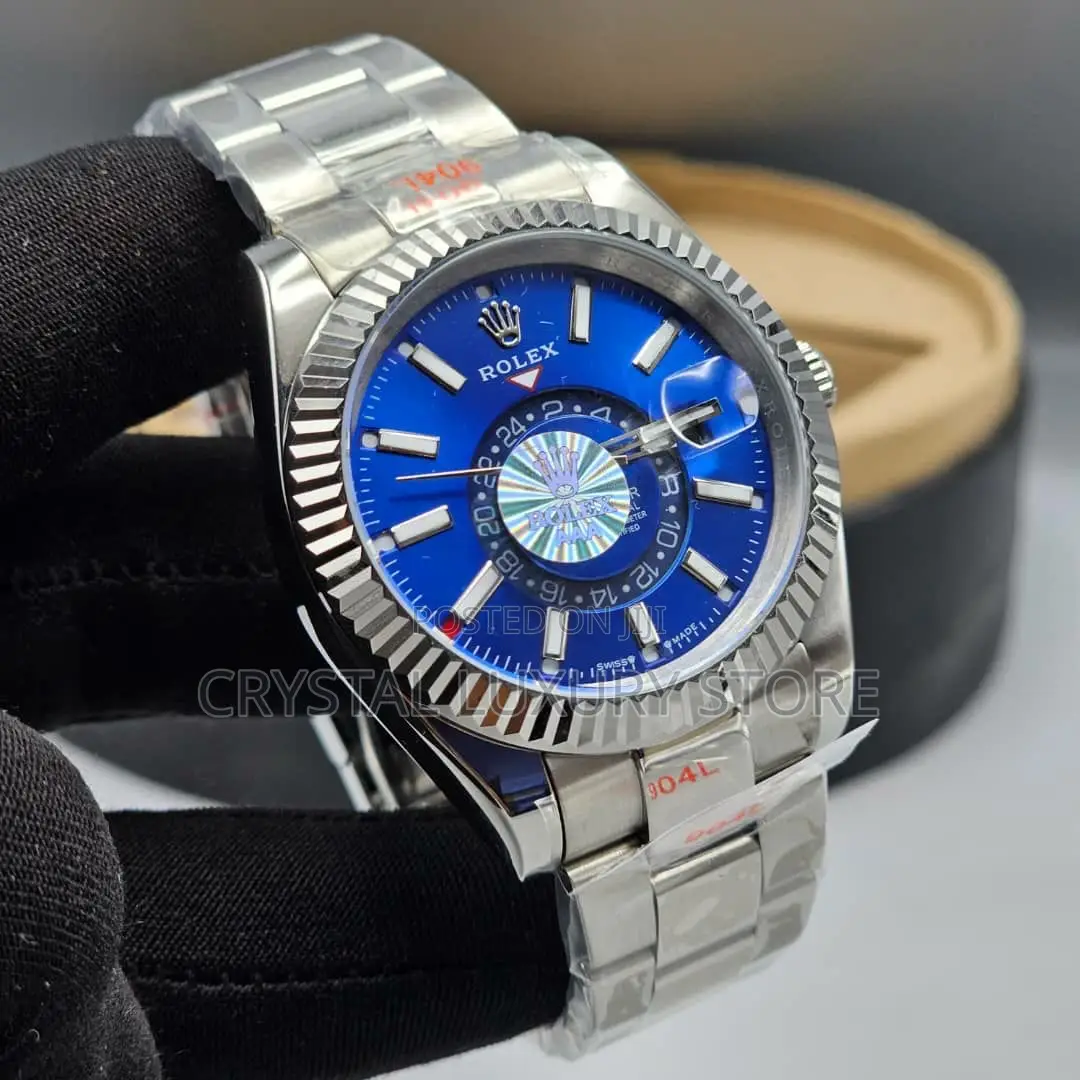 Rolex Quality Luxury Men Chain Wristwatch