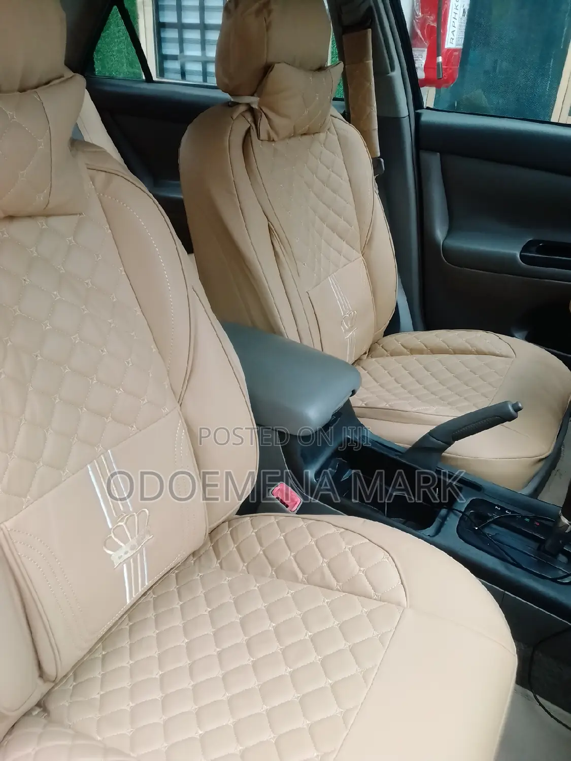 Original Leather Seat Cover With Staring Cover and Pillow