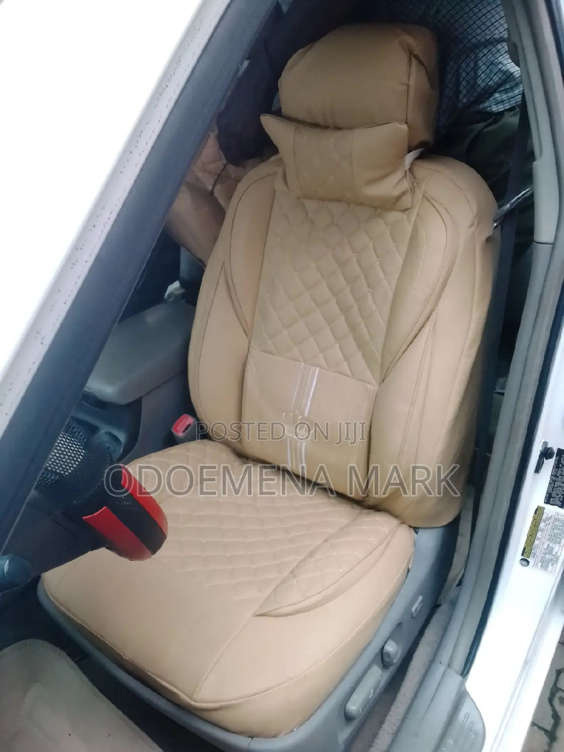 Original Leather Seat Cover With Staring Cover and Pillow