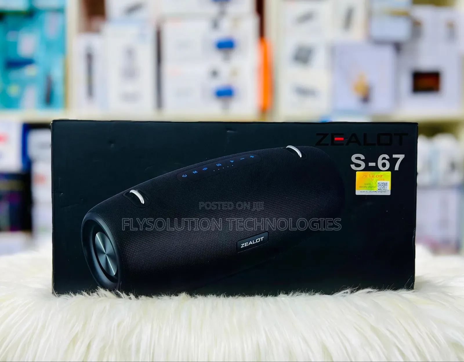 Zealot S67m-Plus Portable 75w Bluetooth Speaker + Microphone