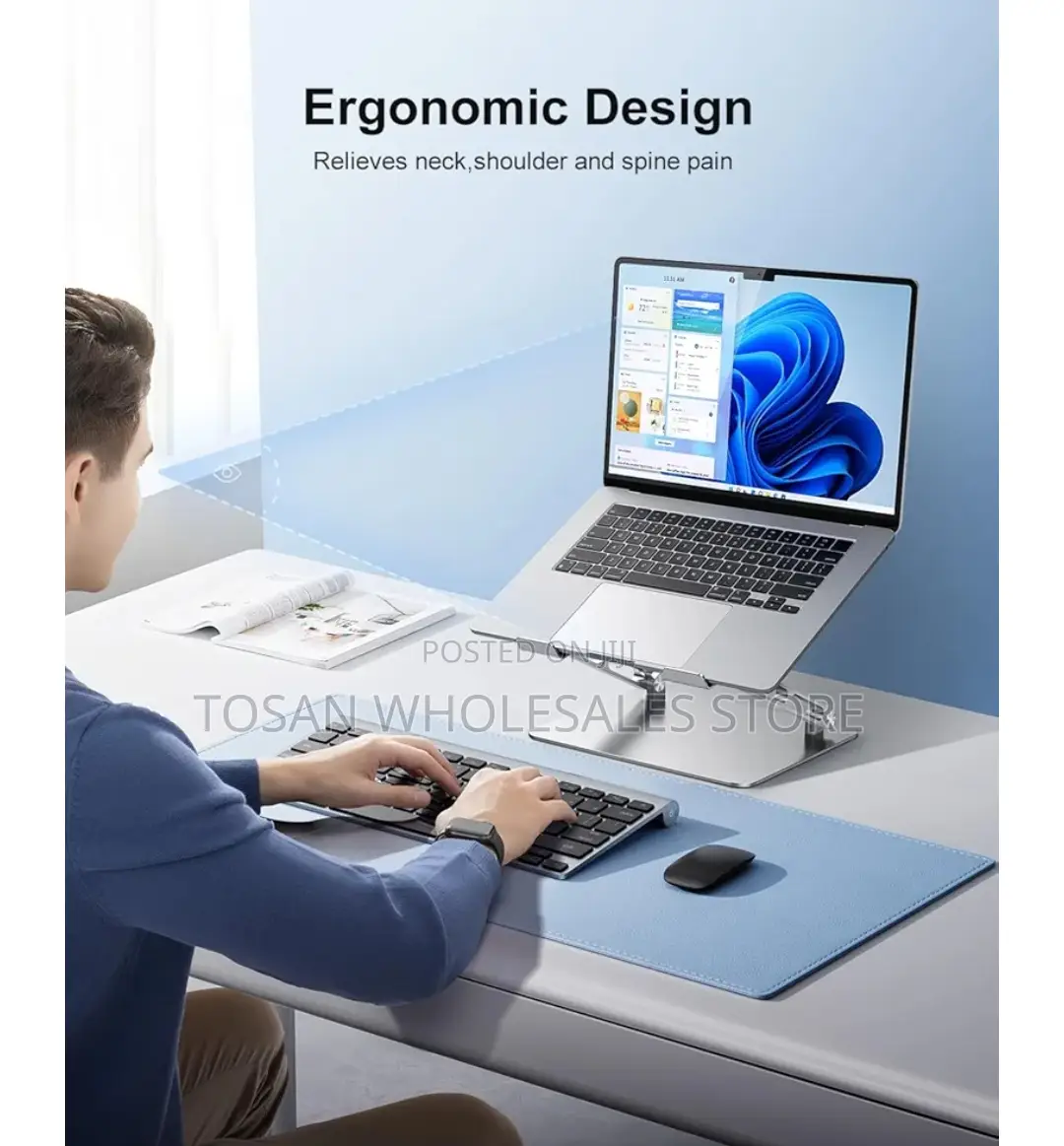 Quality Aluminum Laptop Stand (Big)