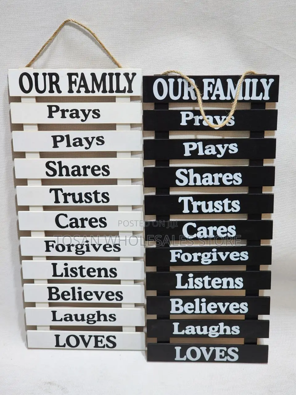 Our Family Wall Plaque