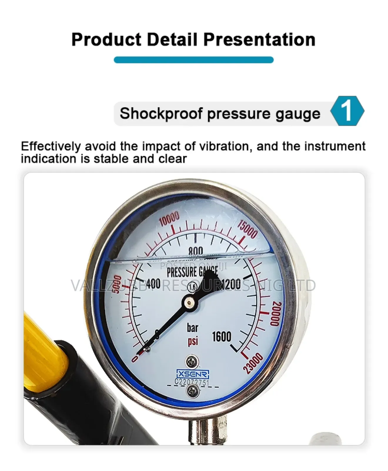 Pressure Testing Bucket