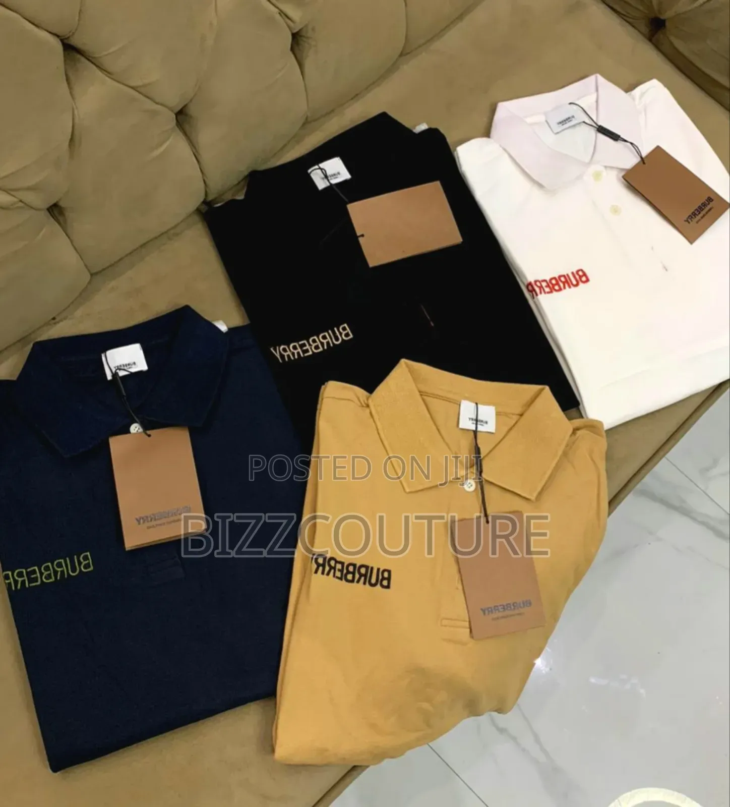 Original Burberry Polo Shirts Available in Store